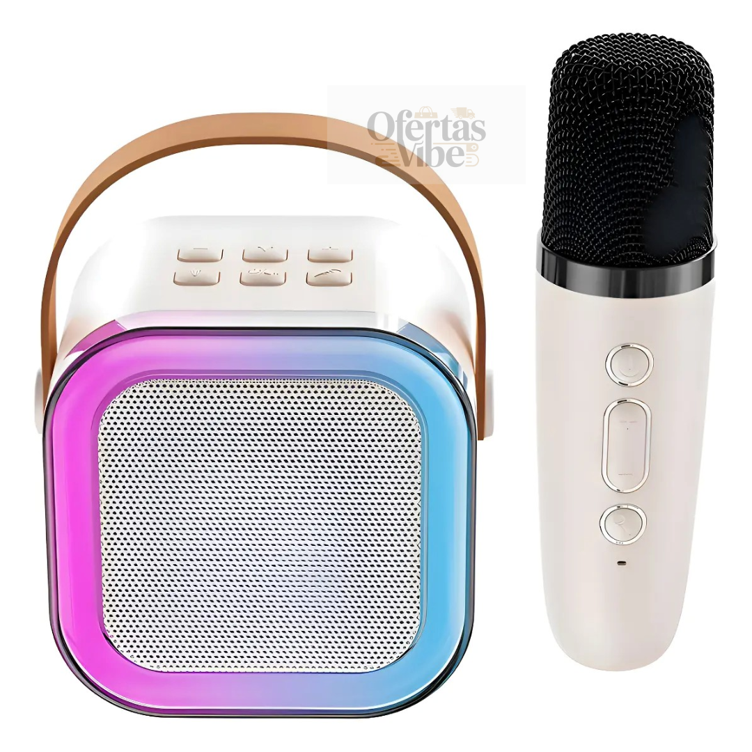 KARAOKE PORTÁTIL K12 CON MICRÓFONO INALÁMBRICO