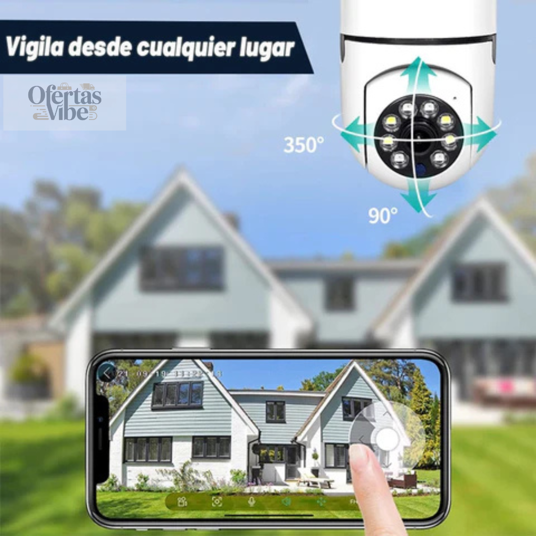 FOCO CAMARA WIFI 360°