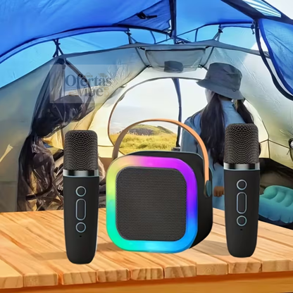 KARAOKE PORTÁTIL K12 CON MICRÓFONO INALÁMBRICO