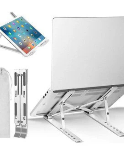 Soporte de aluminio plegable para laptop