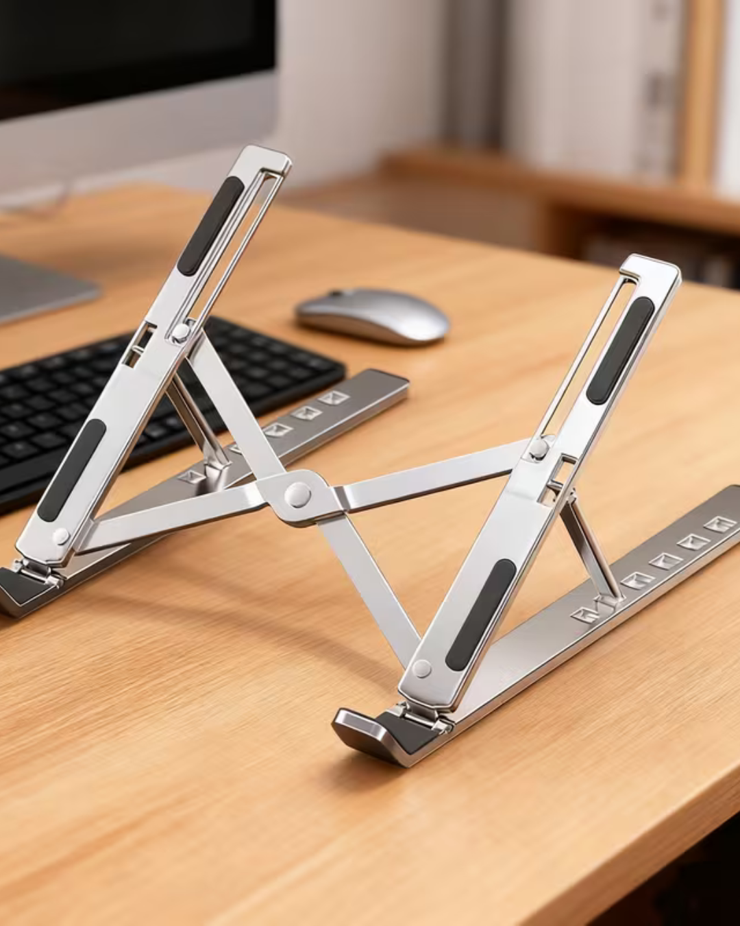 Soporte de aluminio plegable para laptop