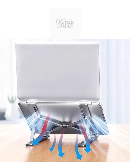 Soporte de aluminio plegable para laptop