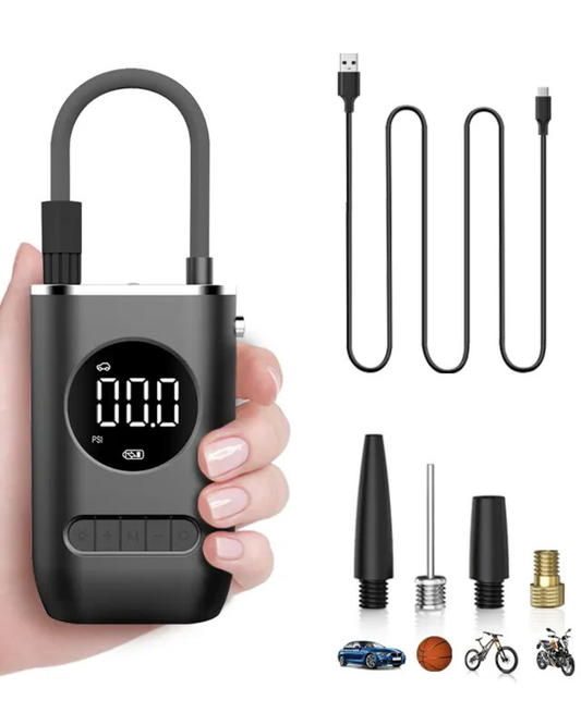 INFLADOR PORTATIL 12UV PARA LLANTAS DE AUTOMOVIL