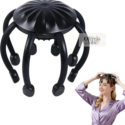 MASAJEADOR CRANEAL ELÉCTRICO PULPO